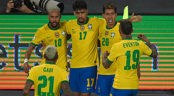 Brasil sigue invicta en Copa América al ganar 2-1 a Colombia