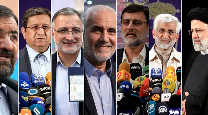 Siete candidatos van a la presidencia iraní