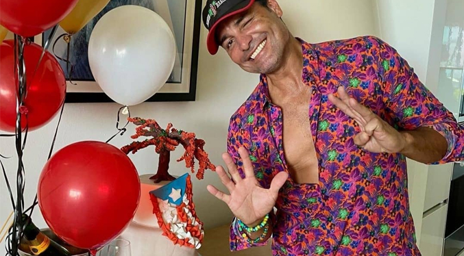 Chayanne celebra el cumpleaños número 53