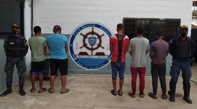 Detenidos cinco hombres por extracción ilegal de arena del Lago de Maracaibo