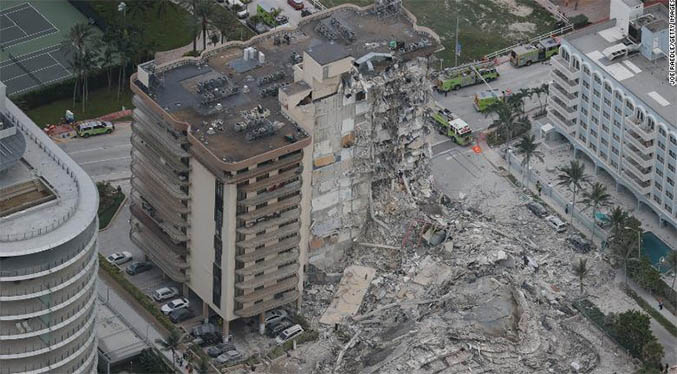 Arquitecto: El salitre corroe el hierro de las columnas de edificios en Miami