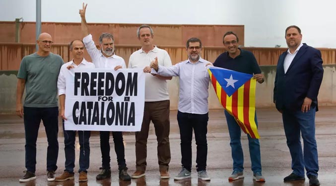 Independentistas catalanes indultados: «Seguiremos luchando por la independencia»