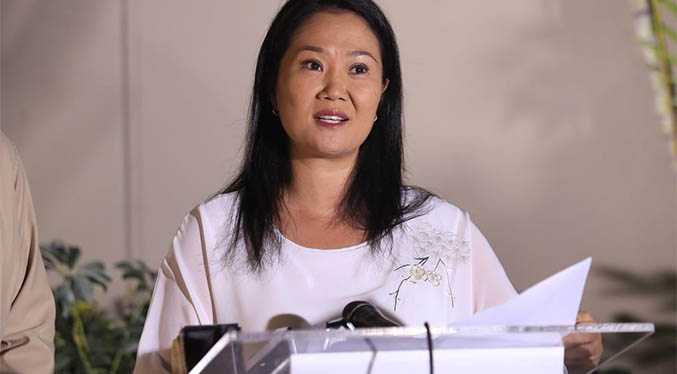Keiko Fujimori asegura que respetará la voluntad del electorado