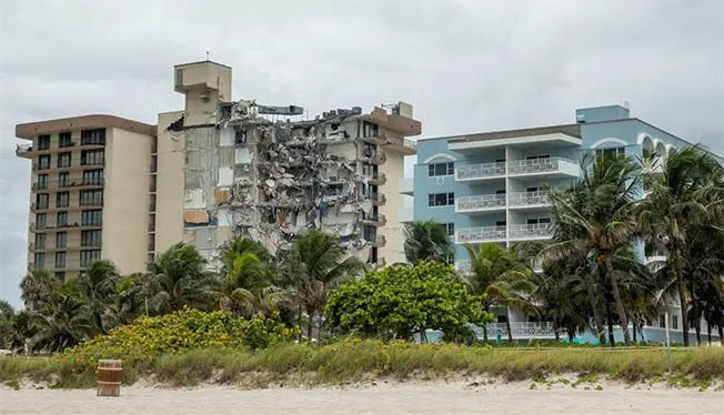 “No quedó nada”, dicen asombrados supervivientes del derrumbe en Miami Beach