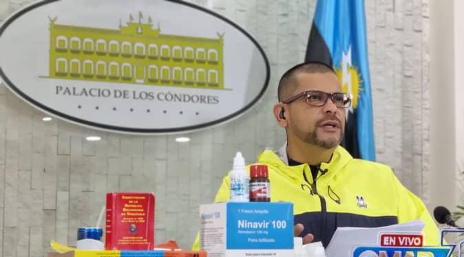 Omar Prieto anuncia fiscalización de farmacias y reporta 3.268 casos activos de COVID-19