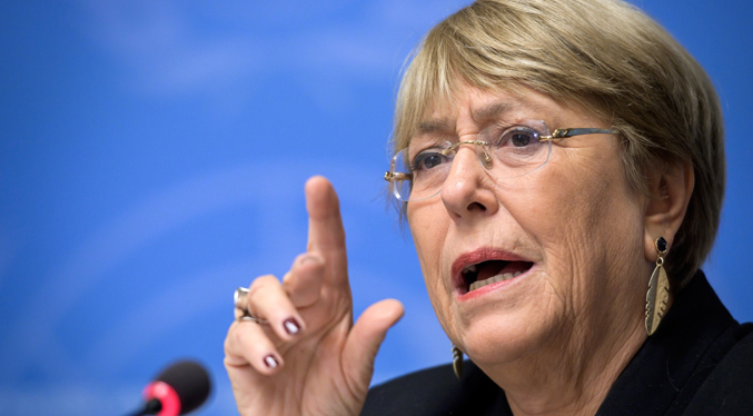 Michelle Bachelet: Continúo recibiendo denuncias de «tortura o penas crueles» en Venezuela