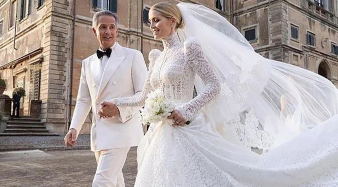 La boda de ensueño de la sobrina de Lady Di en Roma: cinco vestidos y una fiesta en un Palacio (Fotos)