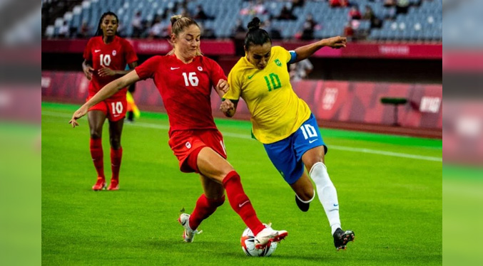 Brasil eliminada del torneo de fútbol femenino de Tokio-2020 tras caer en penales ante Canadá