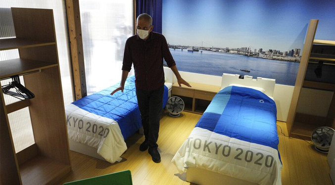 Así serán las camas ‘antisexo’ para los atletas en los Juegos Olímpicos de Tokio (Fotos)