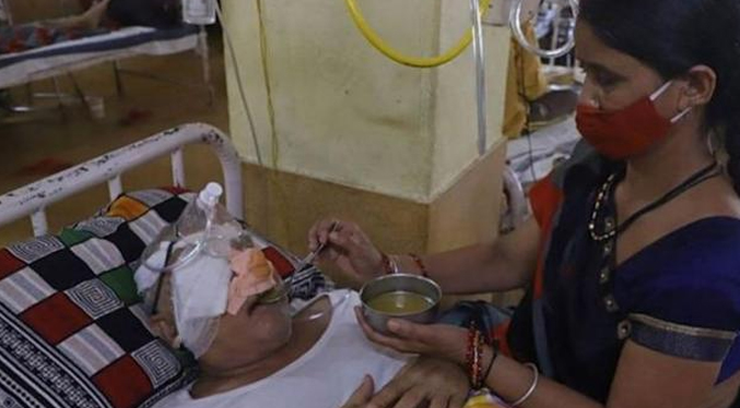 El “hongo negro” deja numerosos ciegos en India