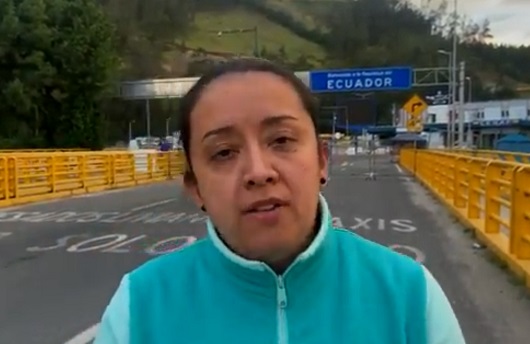 Gaby Arellano pide a Ecuador y Colombia abrir pasos fronterizos para combatir la trata de personas