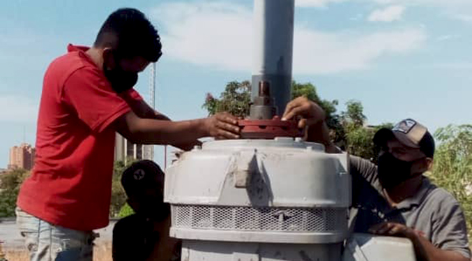 Hidrolago repara motor de la estación Santa María para «garantizar» agua al norte de Maracaibo