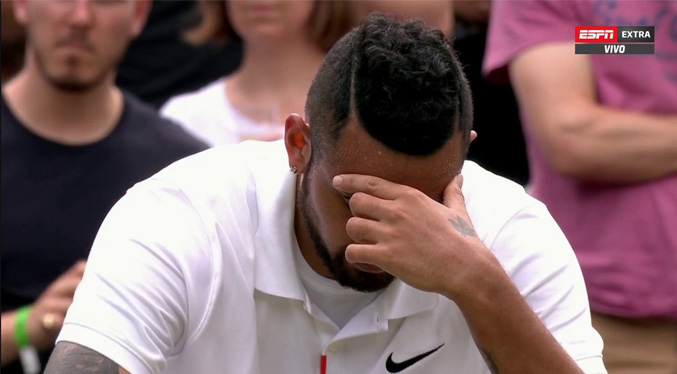 Kyrgios se retira de Wimbledon por lesión