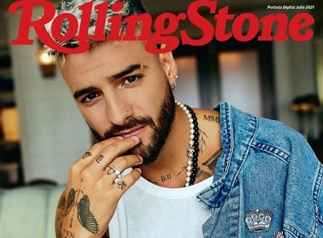 Maluma roba miradas para Rolling Stone México