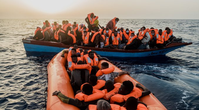 El “Ocean Viking” socorre a otros 88 migrantes en el Mediterráneo