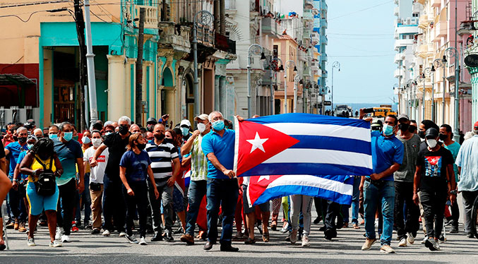 Fallece un hombre en las protestas de Cuba