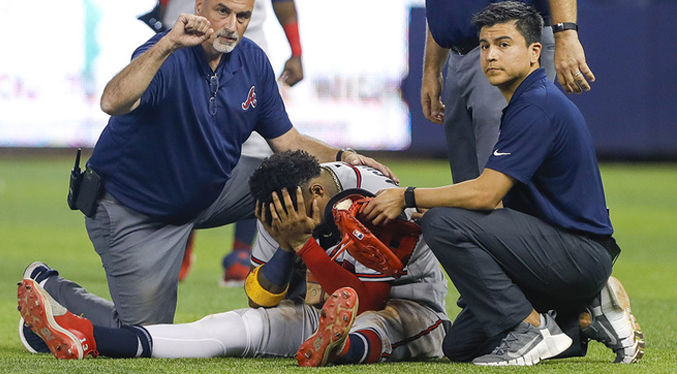 Ronald Acuña será operado y no estará el resto de la temporada