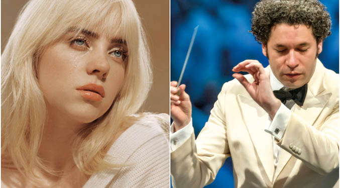 Billie Eilish y Gustavo Dudamel se juntan en concierto para Disney+