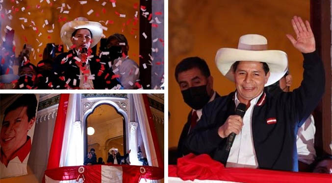 América saluda proclamación de Castillo como presidente de Perú