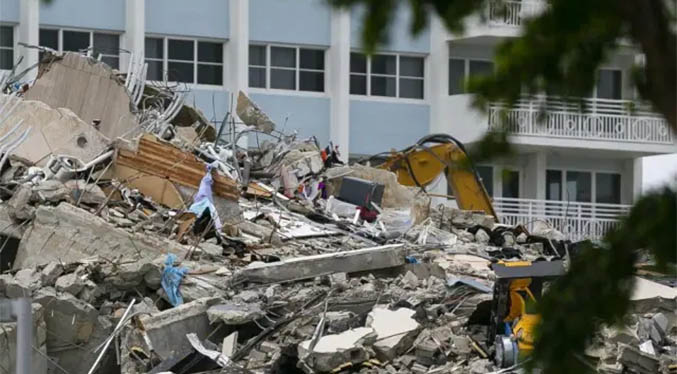 Asciende a 46 el número de muertos por el derrumbe en Miami luego del hallazgo de 10 cadáveres