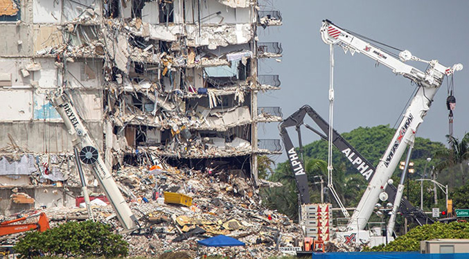 Aumentan a 28 las víctimas mortales del derrumbe en Miami