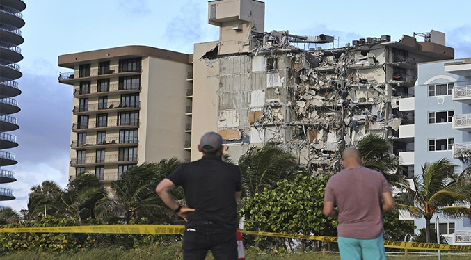 Rescata otros cuatro cuerpos en el edificio de Miami: 94 muertos en total