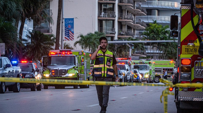 Evacúan por grietas otro edificio en Miami