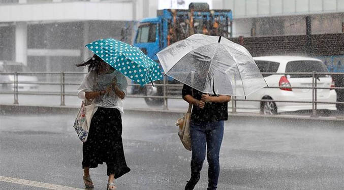 Inameh prevé lluvias o chubascos aislados en gran parte del país este sábado