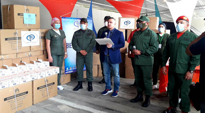 Ministerio Público dona insumos médicos incautados a hospitales militares