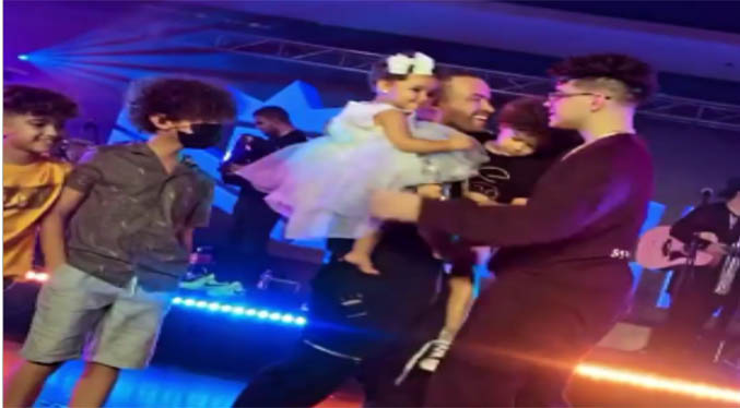 Nacho se reencuentra con todos sus hijos (Video)