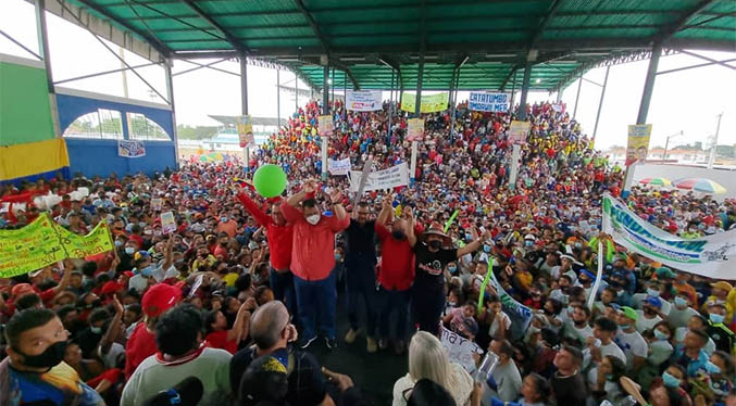 Prieto encabeza concentración en el municipio Colón