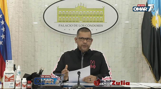 Omar Prieto: El Zulia tiene activos 1.050 casos de COVID-19