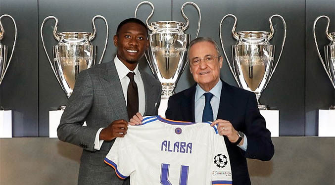 El Real Madrid presenta a David Alaba