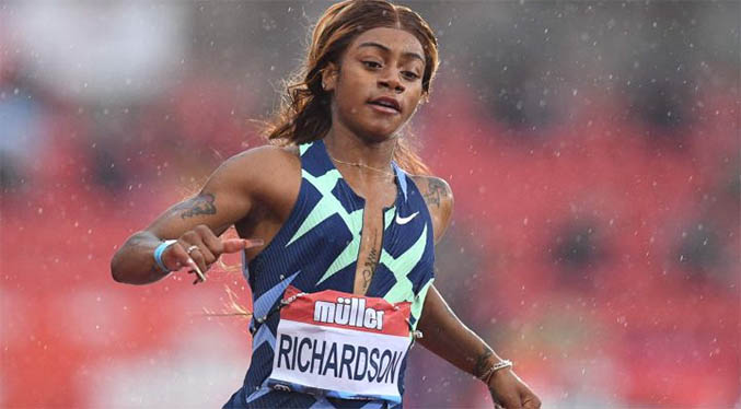 La atleta estadounidense Richardson confirma que dio positivo por marihuana