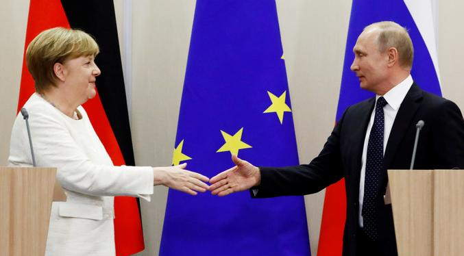Angela Merkel reconoce las diferencias que le separan de Vladímir Putin