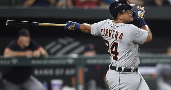 Miguel Cabrera pega un cuadrangular contra los Cardenales de San Luis (Video)