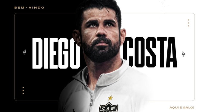 Diego Costa jugará con Savarino en el Atlético Mineiro