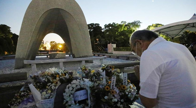 Hiroshima conmemora 76 años de la destrucción por bomba atómica