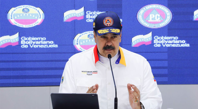 Maduro: Hemos actuado rápido ante la emergencia causada por las lluvias