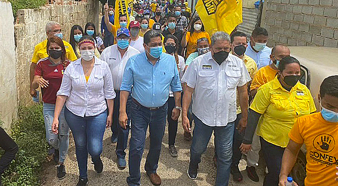 PJ-Zulia recorrió Cabimas en una caminata llena de esperanza y en unidad junto a Ricardo Acosta