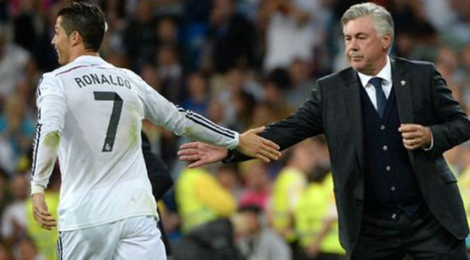 Ancelotti desmiente que quiera fichar a Cristiano Ronaldo para el Real Madrid