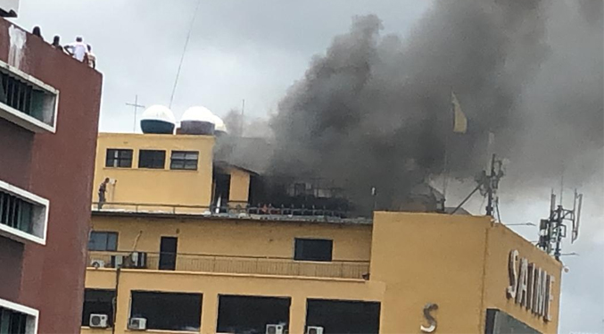 Director del Saime confirma el origen del incendio de la sede principal en Caracas
