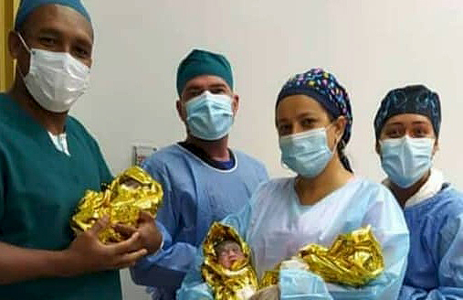 Nacen trillizos en el Hospital San Rafael del Moján