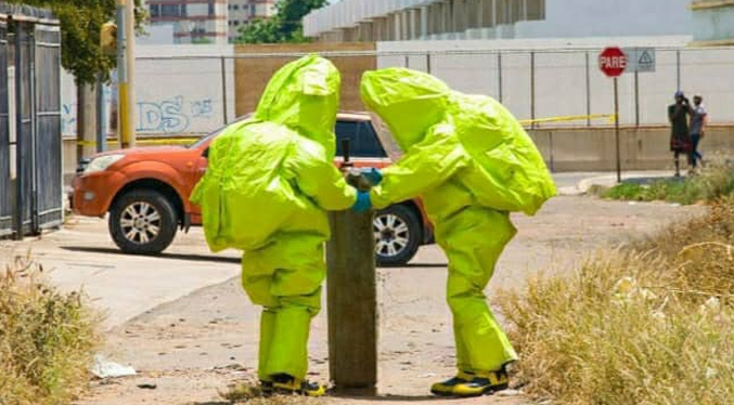 Bomberos de Maracaibo controlan fuga de gas cloro arrojado en Sabaneta