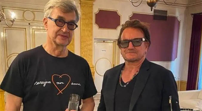 Bono Vox y Wim Wenders, protagonistas del Festival de Cine de Sarajevo