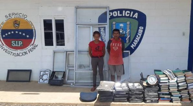 Polimaracaibo captura en flagrancia a dos ladrones en la UBV-Zulia