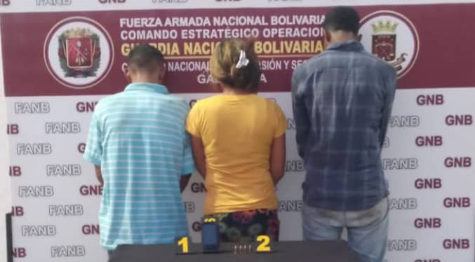 Conas captura a tres extorsionadores en Santa Lucía