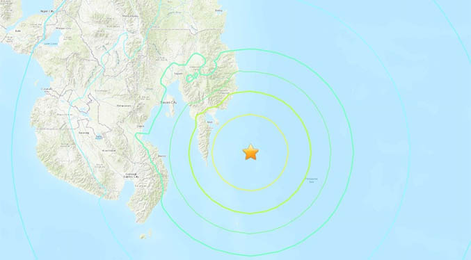 Se registra un terremoto de magnitud 7,1 cerca de las costas de Filipinas