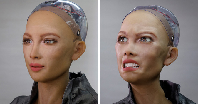 Androides: la tecnología de punta adquiere rostro humano