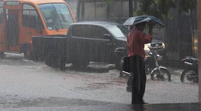 Pronóstico Inameh: Nubosidad y lluvias en gran parte del país